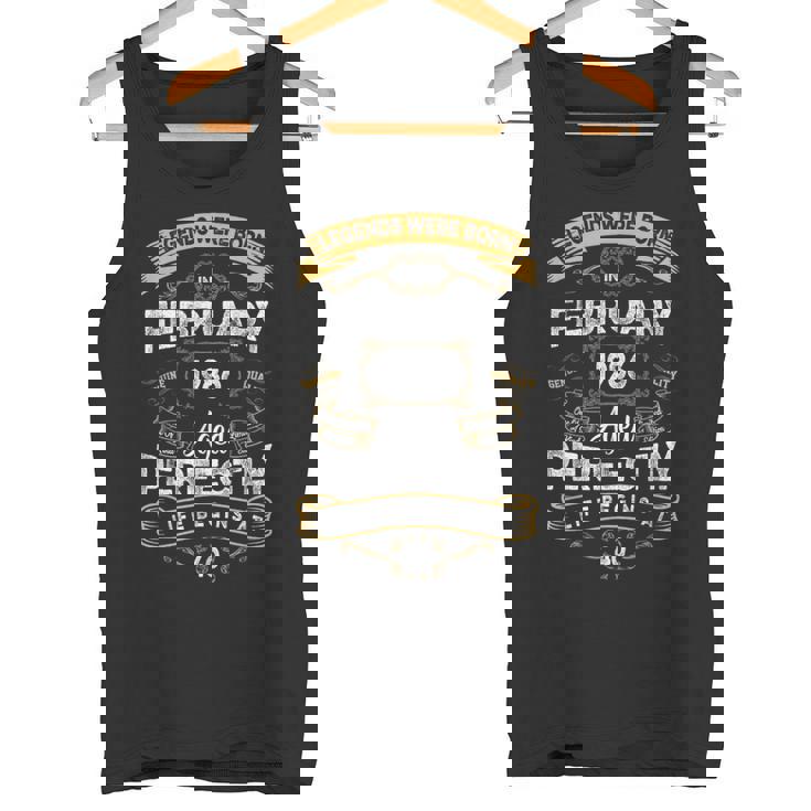 ヴィンテージ40歳の誕生日レジェンドは1986年2月に誕生しました。 タンクトップ