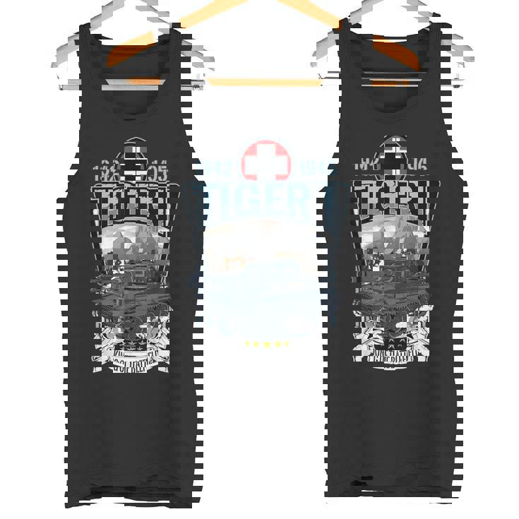 ヴィンテージ第二次世界大戦ドイツ戦車ティーガーi（1） タンクトップ