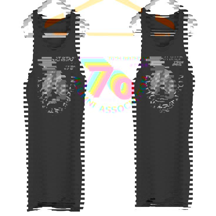 古希 同窓会 70歳 アラ古希 70歳誕生日 古希祝い 長寿 七色 70古希の集まり レインボーカラー 虹色 長袖tシャツ タンクトップ