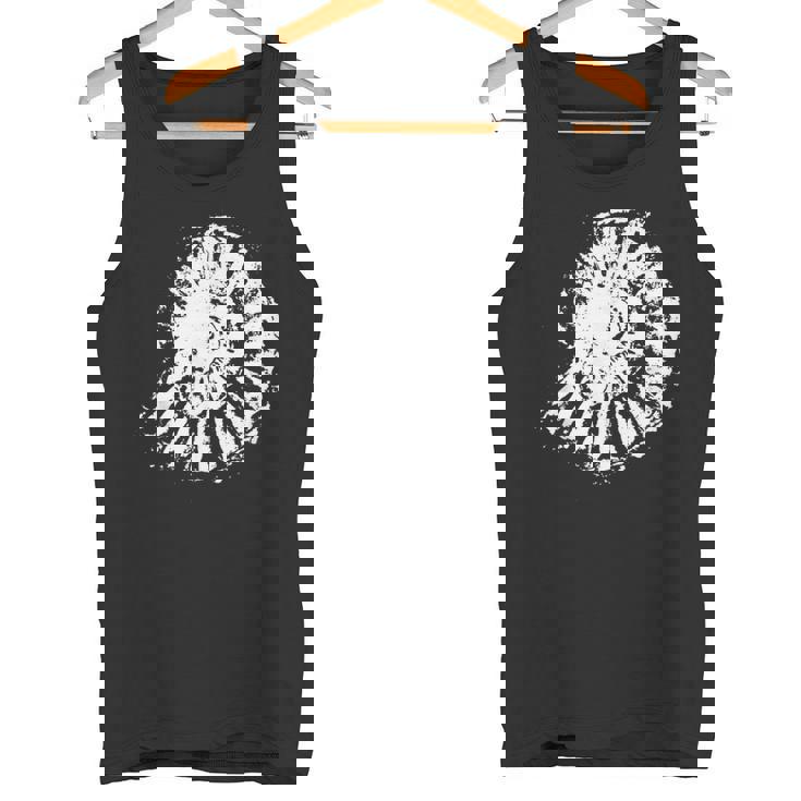 古生物学 アンモナイトプリント、古生物学者 化石アンモナイト タンクトップ