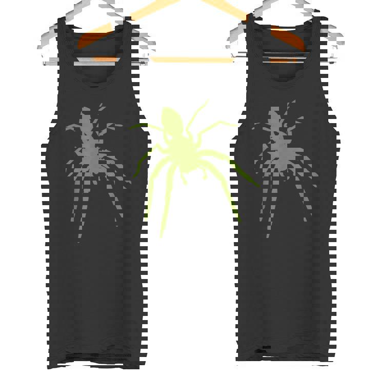 大きな蜘蛛とタランチュラと蜘蛛の巣 蜘蛛が好きです。 タンクトップ