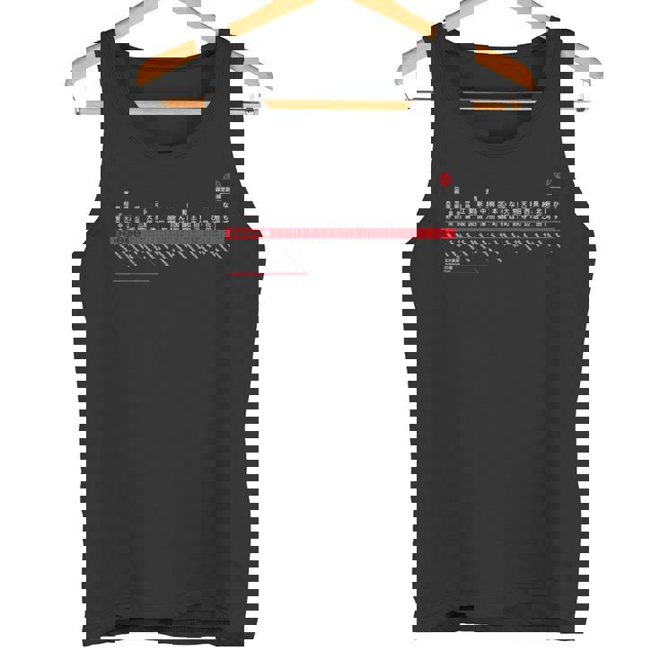 大阪日本電車近郊線鉄道 – お土産ルートマップ タンクトップ