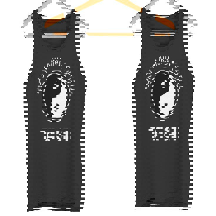 太極拳の心と体の健康のための陰陽師 長袖tシャツ タンクトップ