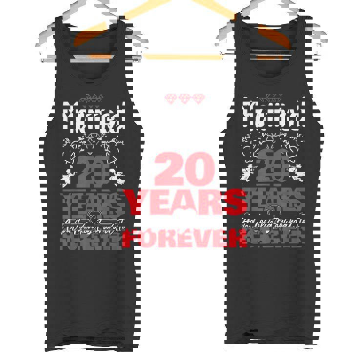 夫、妻へのギフト 結婚20年前 結婚記念日 タンクトップ