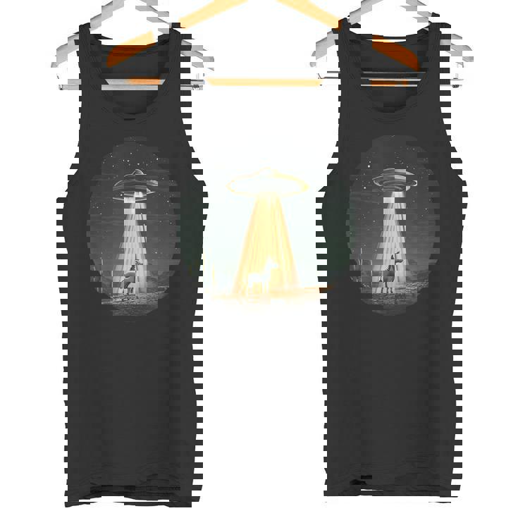 宇宙宇宙人のためにufoに誘拐された宇宙好きのロバ タンクトップ