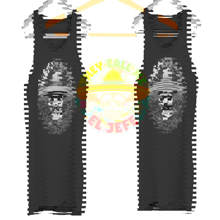 彼らは私をエルジェフェファニースケルトンメキシカンカラベラと呼んでいます タンクトップ