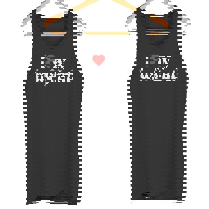 彼氏を愛してる I Love My Boyfriend タンクトップ