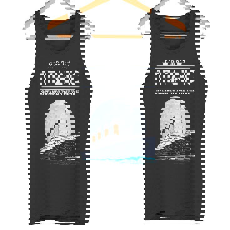 息子のための1912年のヴィンテージタイタニック航海船クルーズギフト タンクトップ