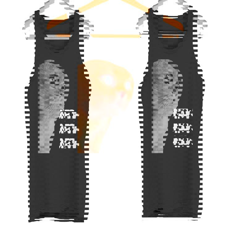 愚かなおしゃべり猫のミームニャーニャーニャー。 タンクトップ