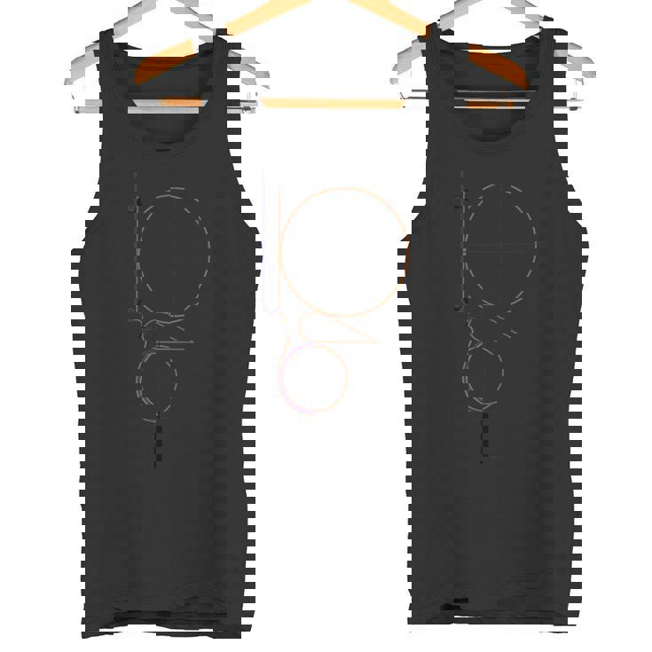 抽象的なヘッドプリントoskarchlemmer タンクトップ