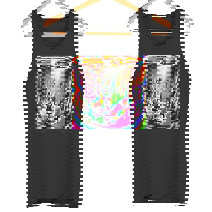 敵対的 アンチフェイシャル認識 カモフラージュ インビジビリティ タンクトップ