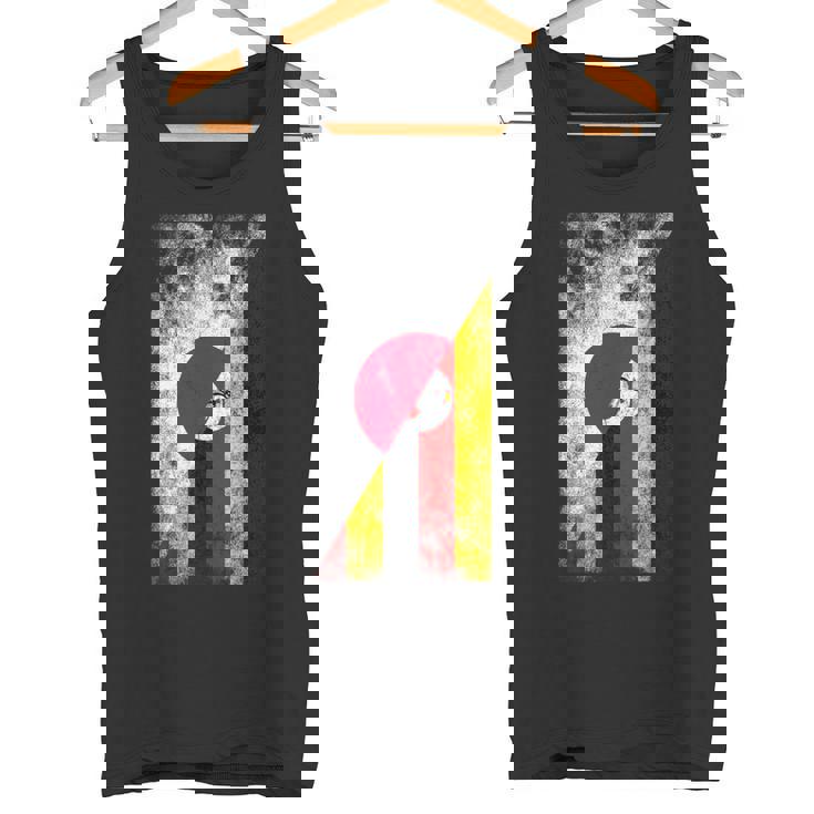 日本ウガンダ国旗 日本ウガンダ タンクトップ