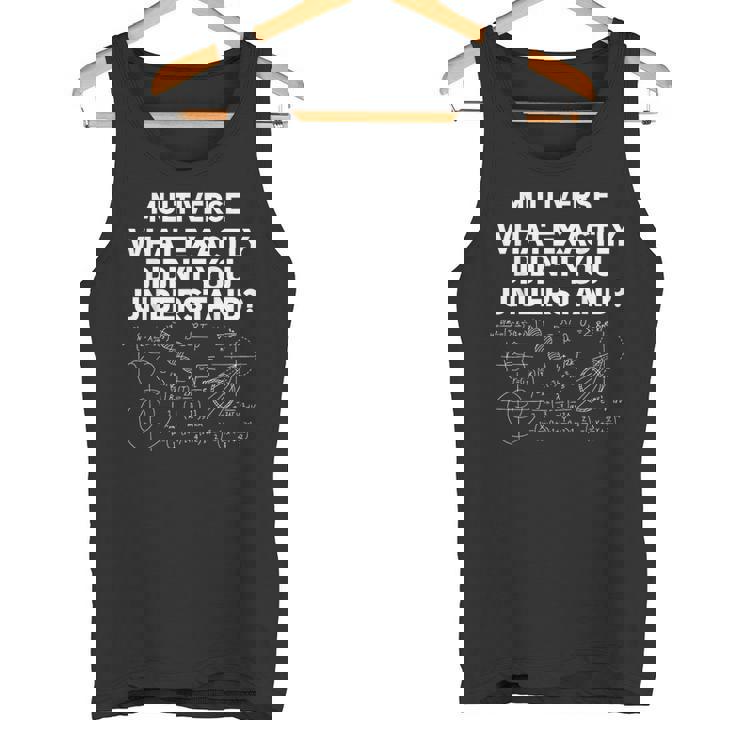 次元移動未来量子力学マルチバース タンクトップ