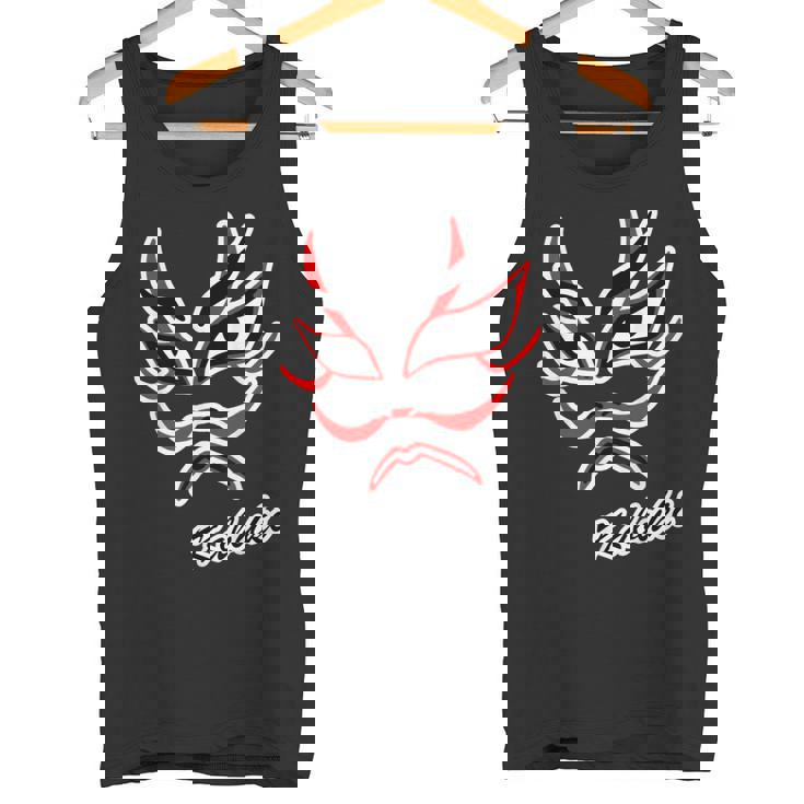 歌舞伎 カブキ Kabuki【顔】日本 文化 和柄 面白い タンクトップ
