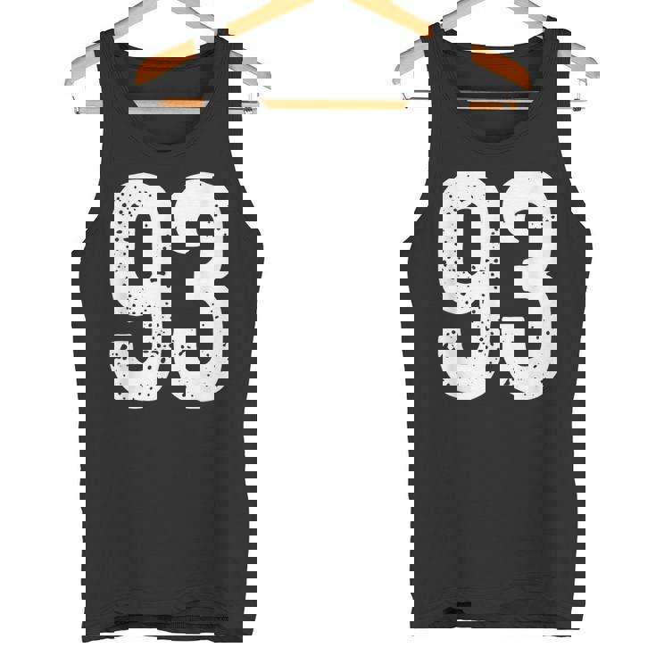 番号 93 タンクトップ