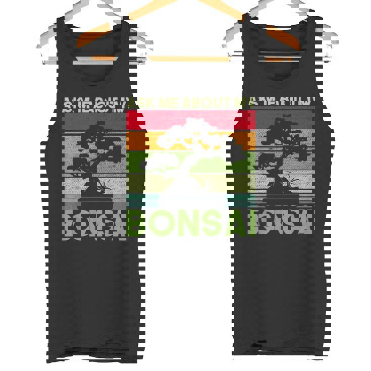 盆栽の木 私の盆栽について質問してください 面白い盆栽 タンクトップ