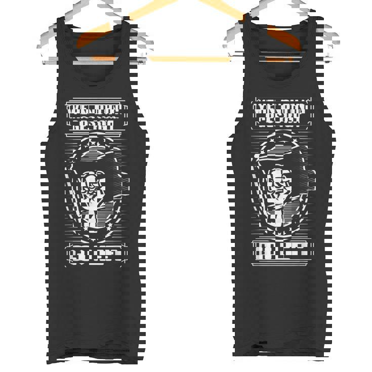 社会主義者のための左翼デザイン。 タンクトップ