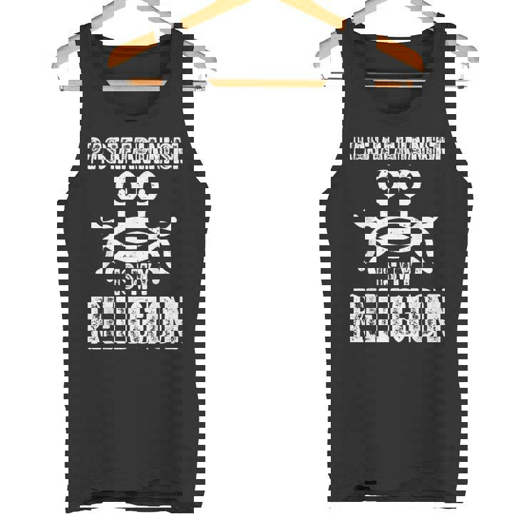 空飛ぶスパゲッティモンスター Fsm パスタファリアニズム イズ マイ リジョン タンクトップ