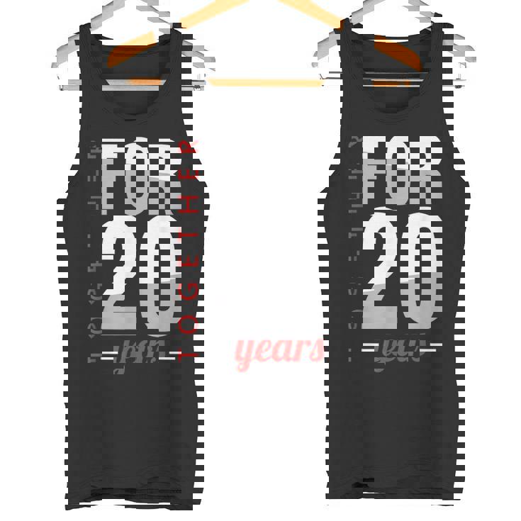 結婚20周年 結婚記念日 磁器 結婚記念日 タンクトップ