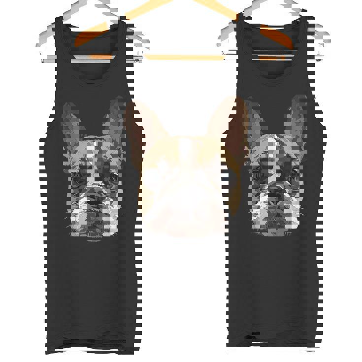 芸術的なフレンチドッグ愛好家フレンチブルドッグ タンクトップ