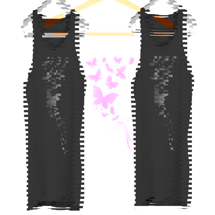 蝶の美しさをお楽しみください。グラフィッククールなデザイン。 タンクトップ
