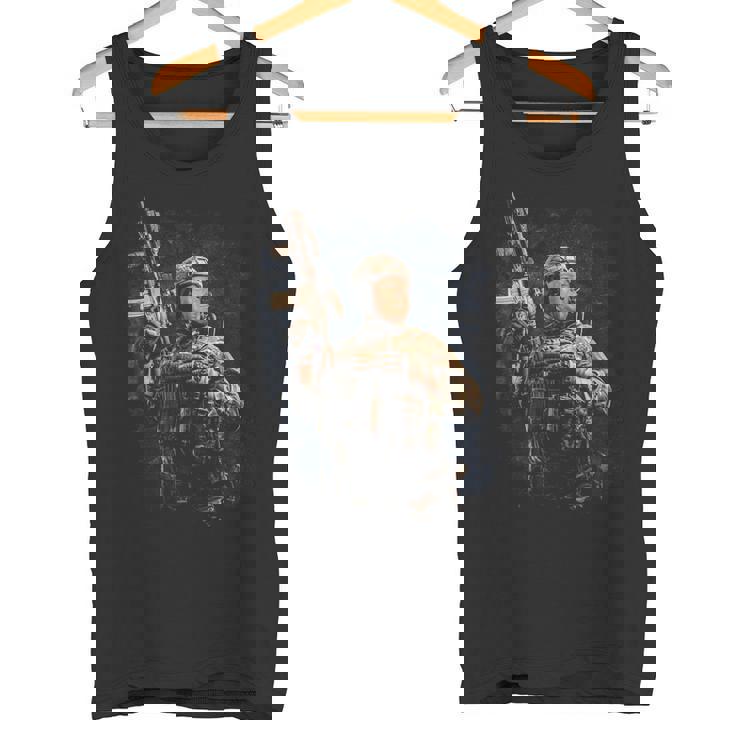 軍兵 トランプ Ready To Kickome Democrats Usa タンクトップ