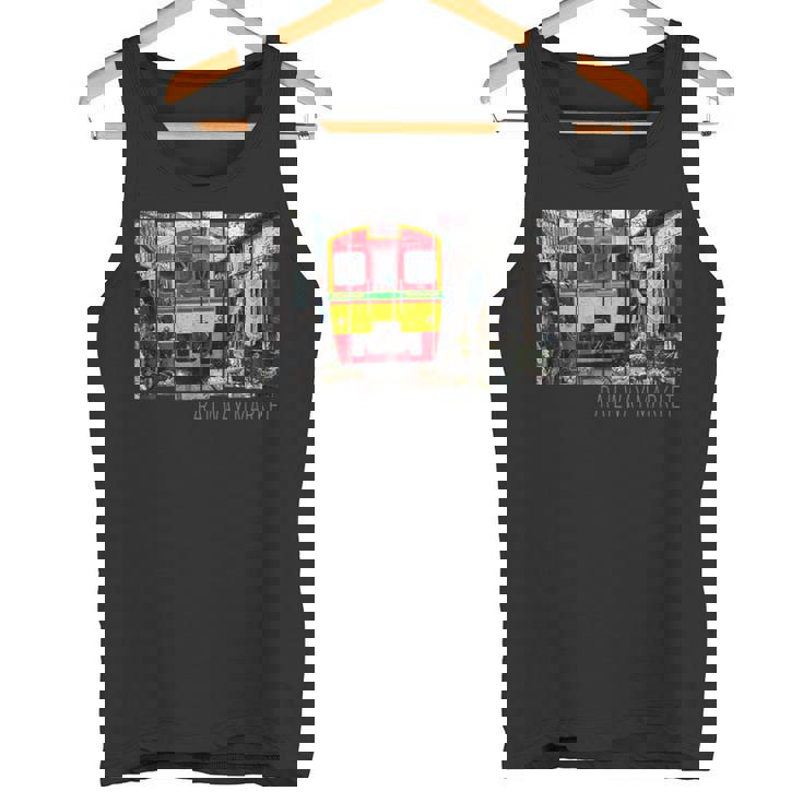 鉄道市場メークロン ヴィンテージ タイ レトロな列車 タンクトップ