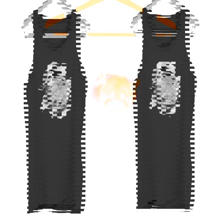 面白いtシャツ レッサーパンダ メンズ 動物 グッズ かわいい 面白い 服 ネタ タンクトップ