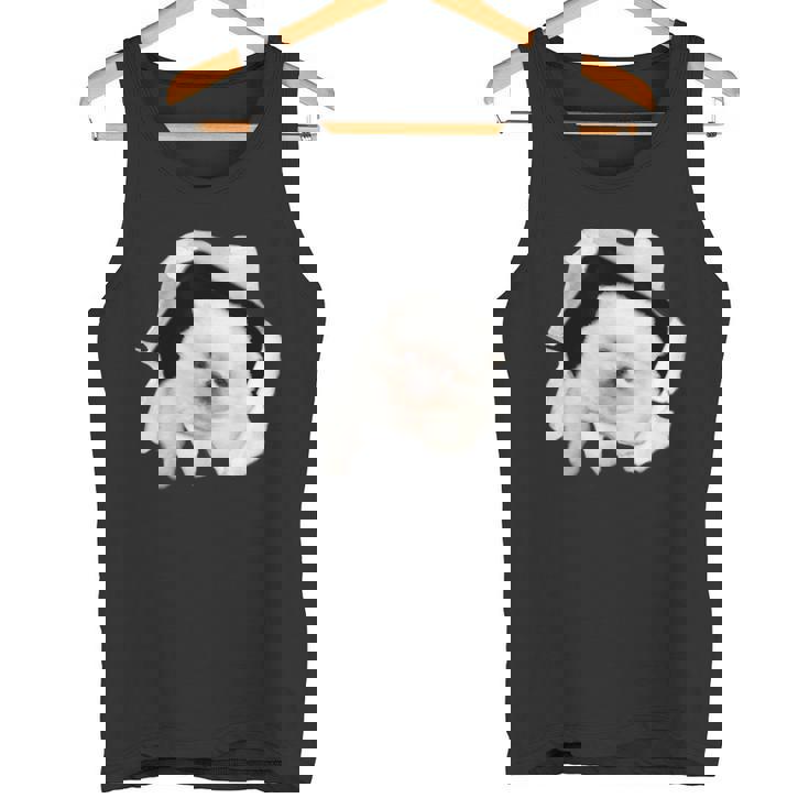 面白いtシャツ 犬 ポメラニアン イヌ わんこ メンズ 犬好き グッズ かわいい おもしろ 面白い 服 ネタ タンクトップ