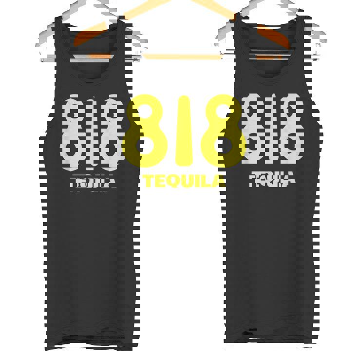 面白いドリンクデザイン 818 チームテキーラワインラバー タンクトップ