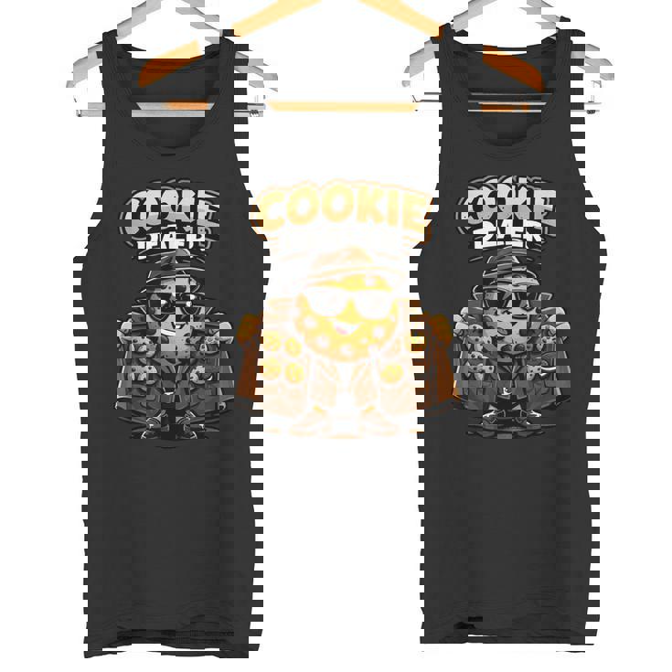 面白くて愛らしいクッキーディーラーかわいい漫画のパン屋 タンクトップ