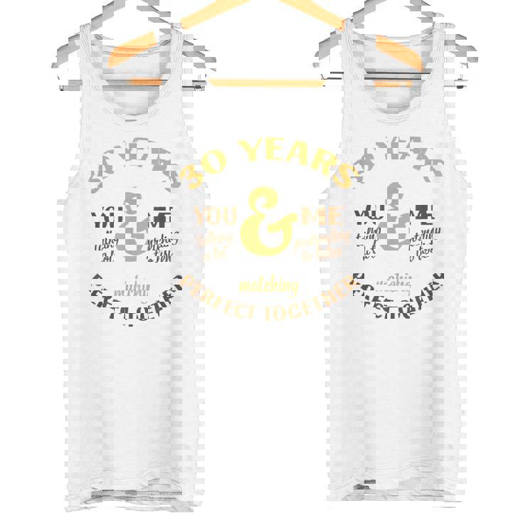 30年 一緒に完成 30周年 おそろい カップル タンクトップ