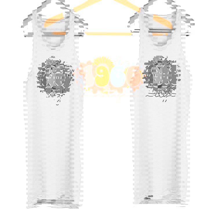 60歳 ヴィンテージ 1966 60歳の誕生日 ワイルドフラワー タンクトップ