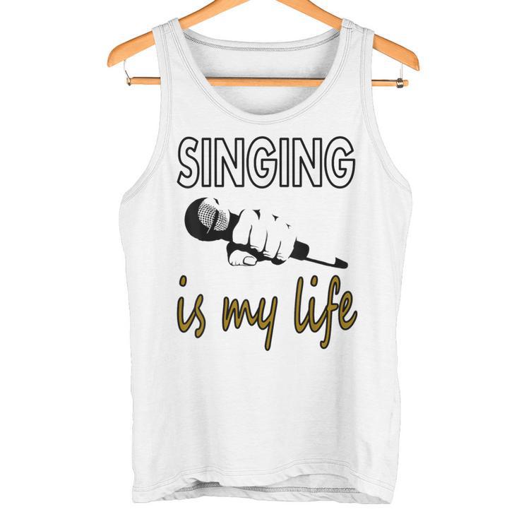 Cantante Cantante De Música Músico De Cantante Idea De Regalo Camiseta sin mangas