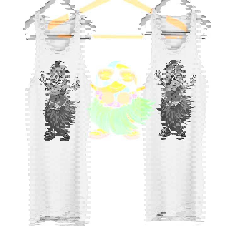 Cute Hawaiian Volleyball Ball Tropical Beach Summer Vacation Tank Top