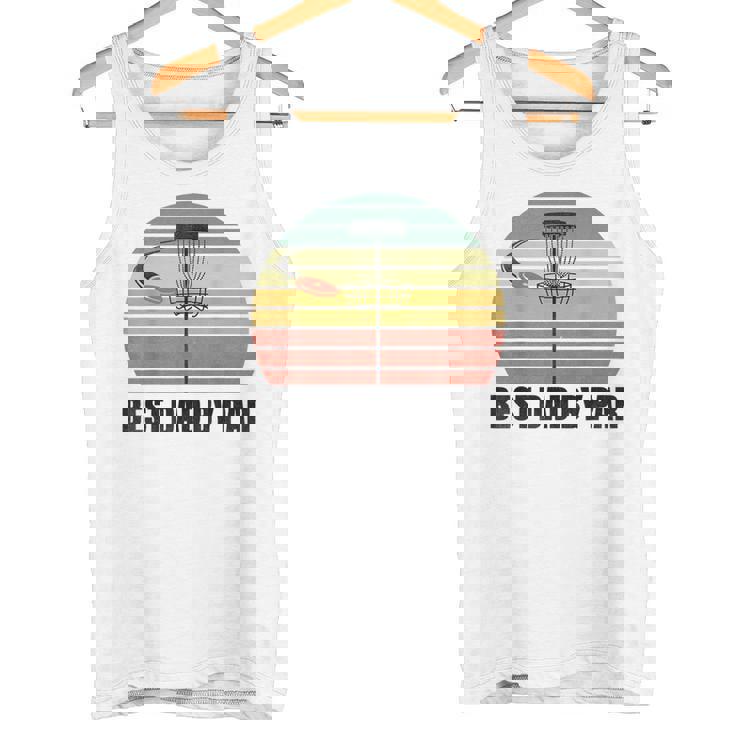Disc Golf Shirts Men Best Dad By Par Flying Disc Golf Tank Top