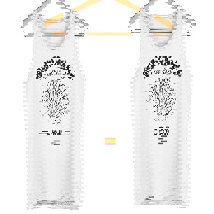 Gran Canariahell Bandera España Almeja España Islas Canarias Camiseta sin mangas