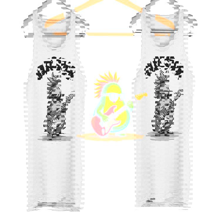 Guactar 面白い アボカド愛好家 食べ物 駄洒落プリント メンズ レディース キッズ タンクトップ