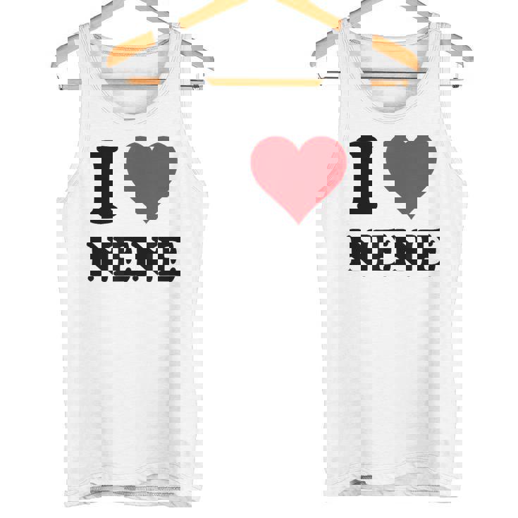 I Heart Nene 名 I Love パーソナライズ タンクトップ