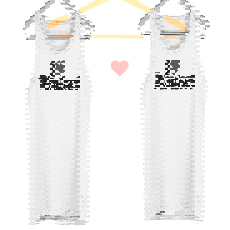 I Love Heart Phuket Thitand タンクトップ