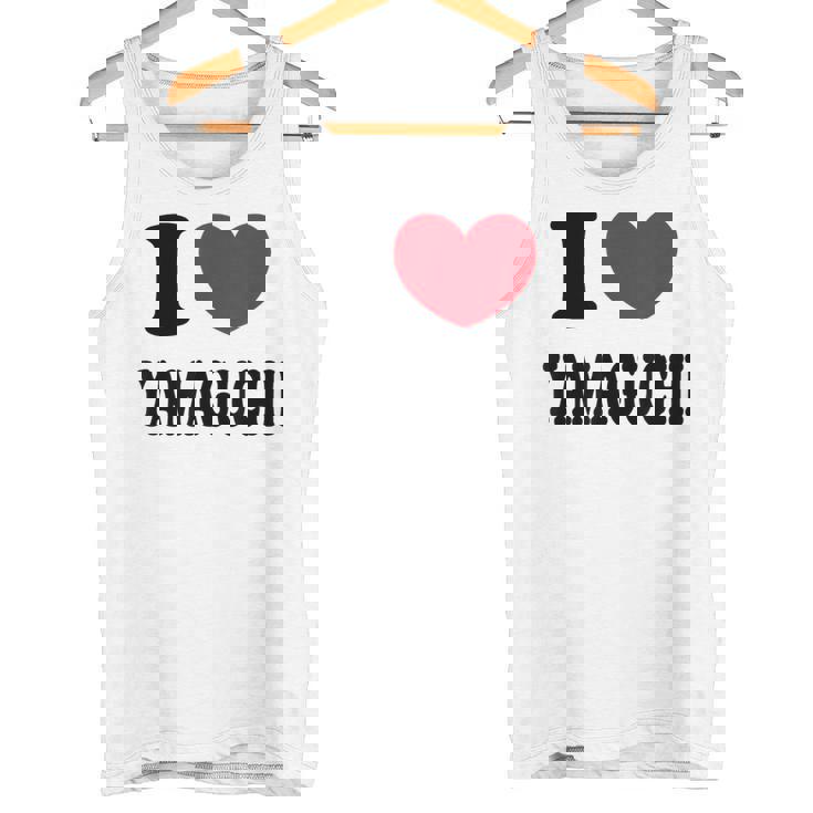 I Love Yamaguchi 山口大好き タンクトップ