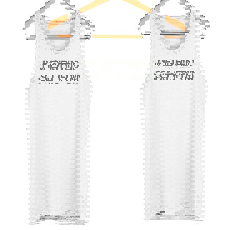 My Boyfriend Is Out Of Town タンクトップ