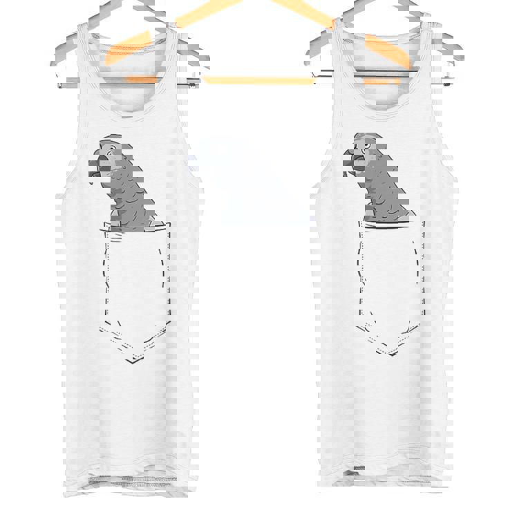 Oiseau Gris Du Gabon Dans Leac Débardeur e