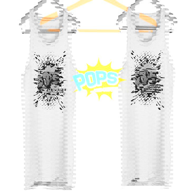 Pops &Uperhero Frescotile Fumetto Festa Del Papà Canotta