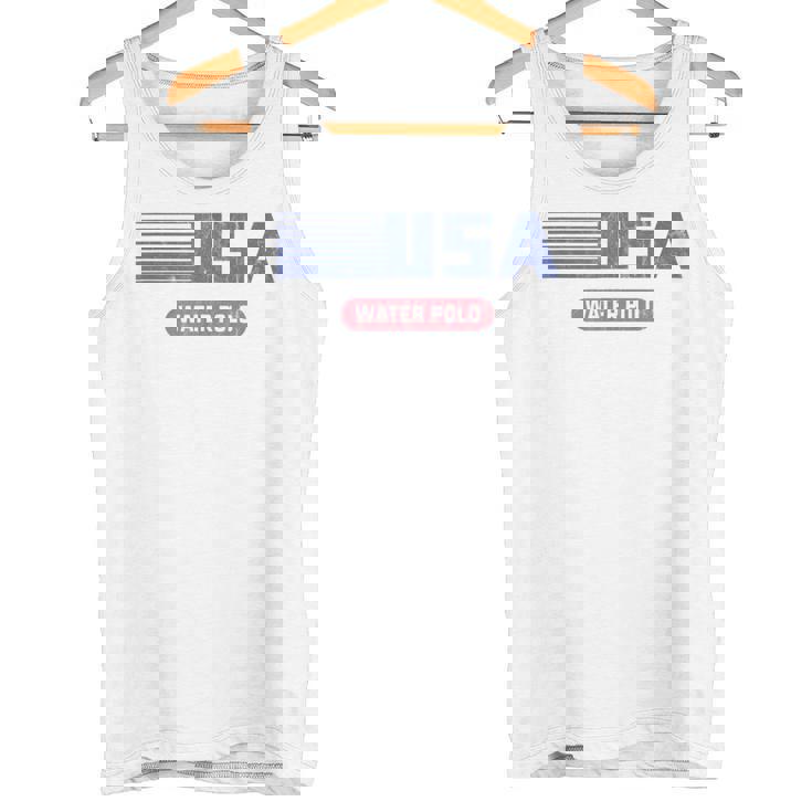 Retro USA 2020 Team American Water Polo Vintage Tank Top