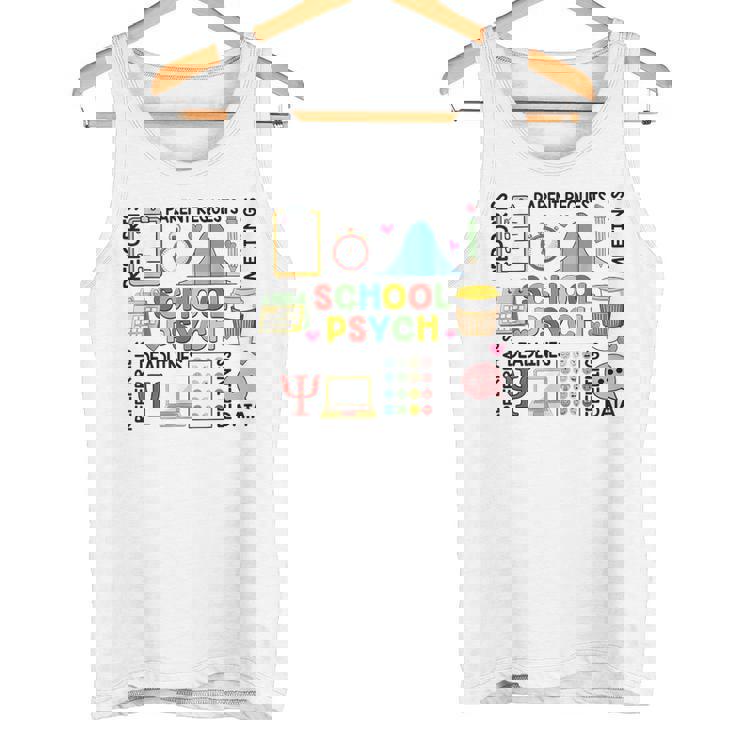 School Psychologist Psychology Teacher Appreciation Tank Top