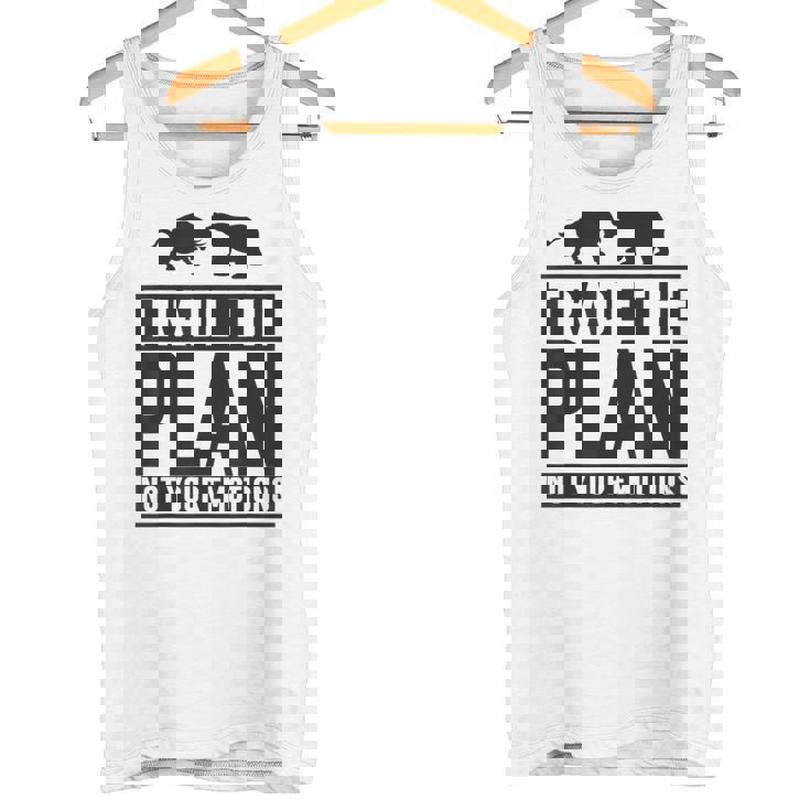 Trade The Plan Not Your Emotions デイトレーダー Trading 株式 証券取引所 タンクトップ