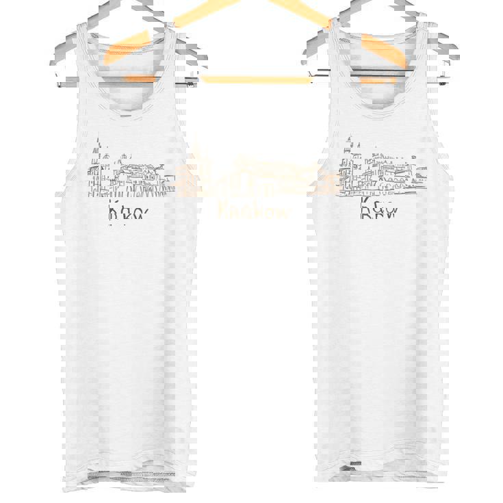 クラクフ ポーランド 旅行 お土産 パノラマ シティ ランドマーク ギフト タンクトップ