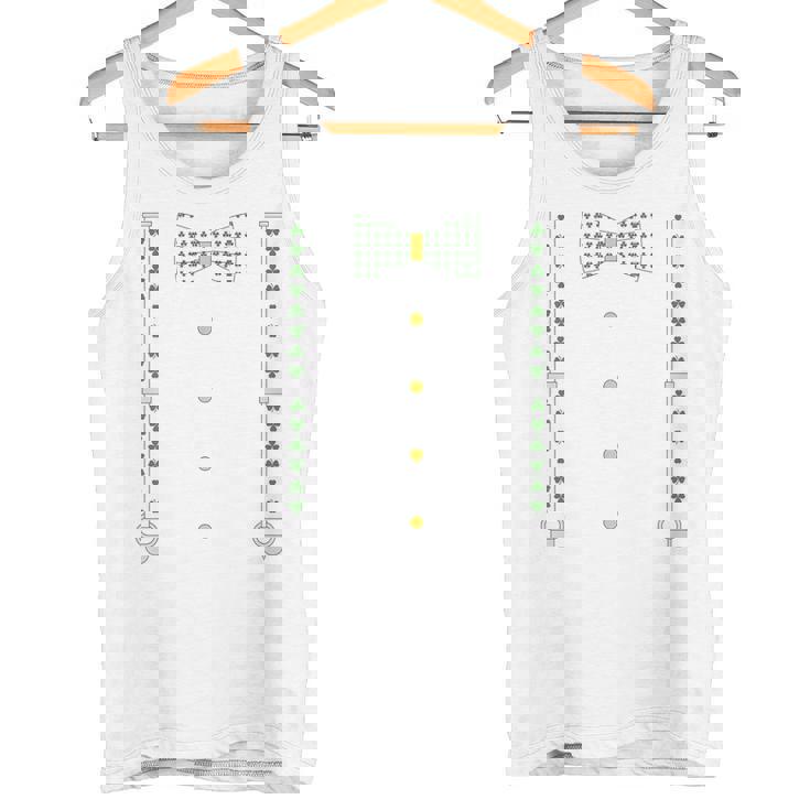 シャムロック 蝶ネクタイ & サスペンダー セントパトリックデー コスチューム タンクトップ