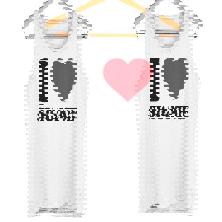 シンガポールへの愛をシンプルに伝える一枚 タンクトップ